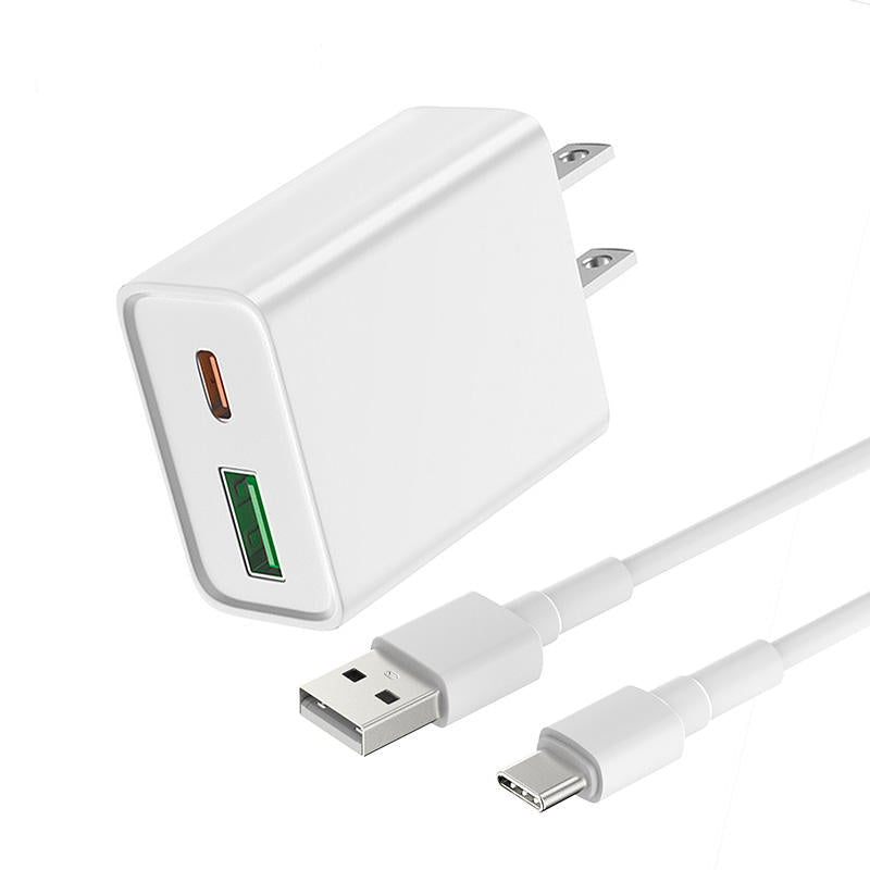 20W Schnellladegerät mit 2 USB-Ports