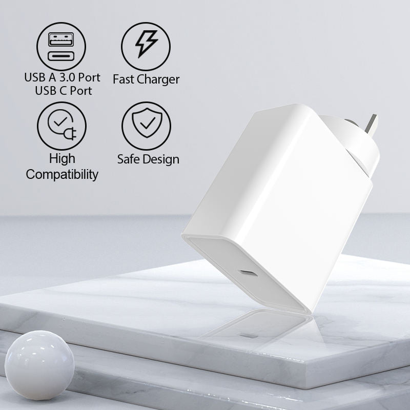 Schnellladegerät, Universaladapter, 18W/20W, mit Sicherheitsfunktionen